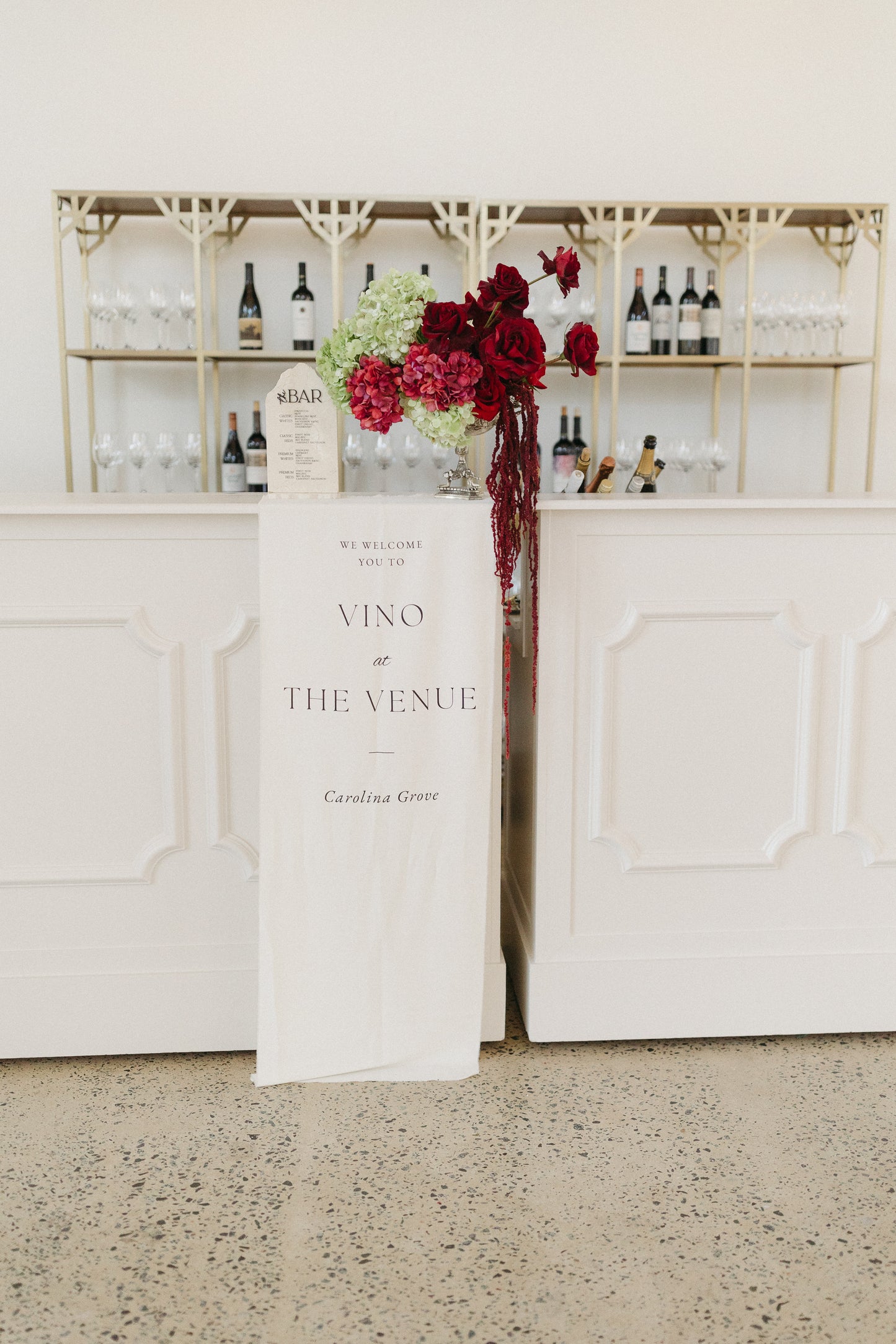 Linen Printed Sign