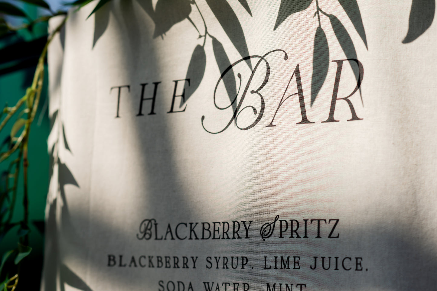 Linen Printed Sign