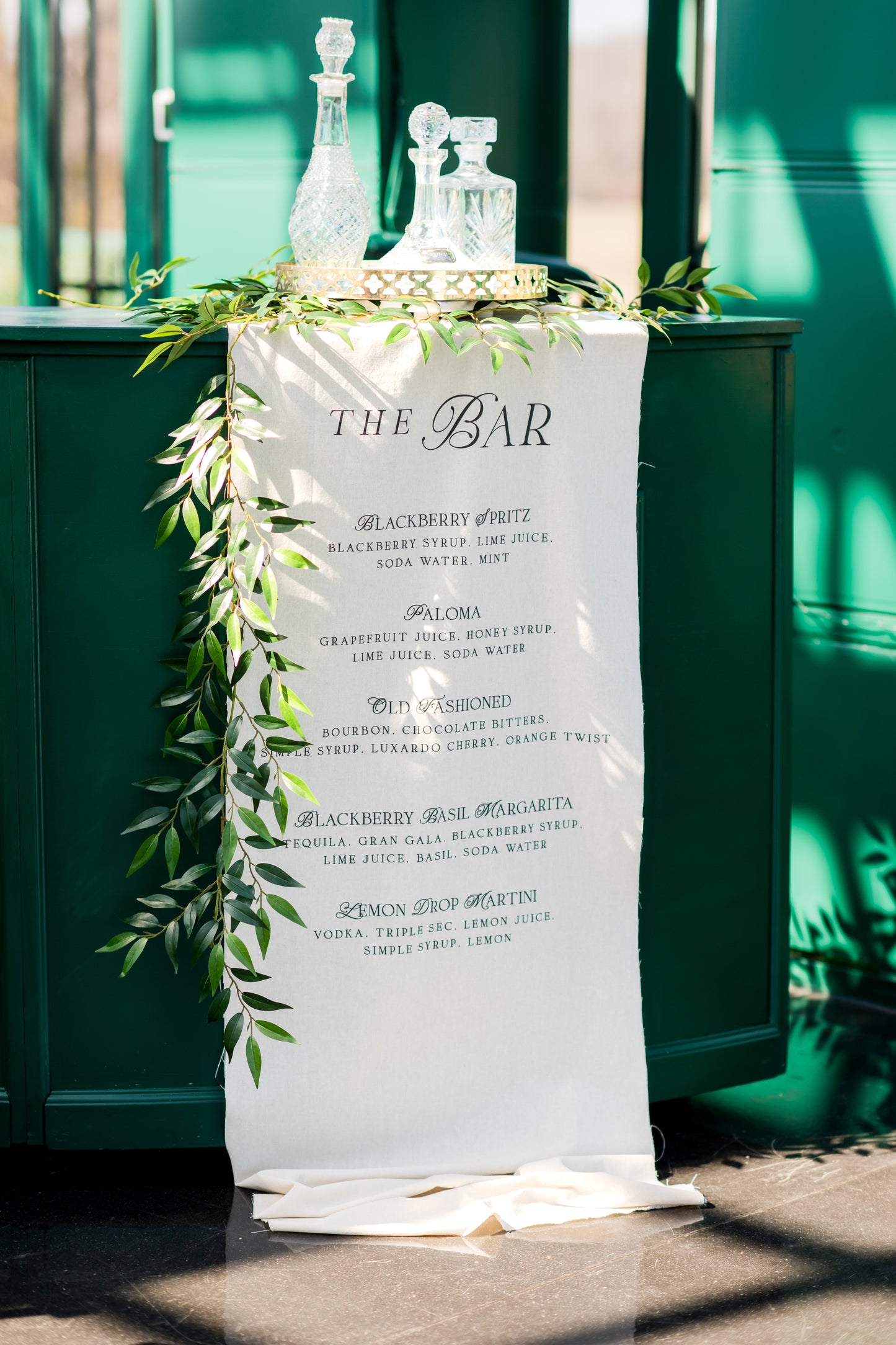 Linen Printed Sign