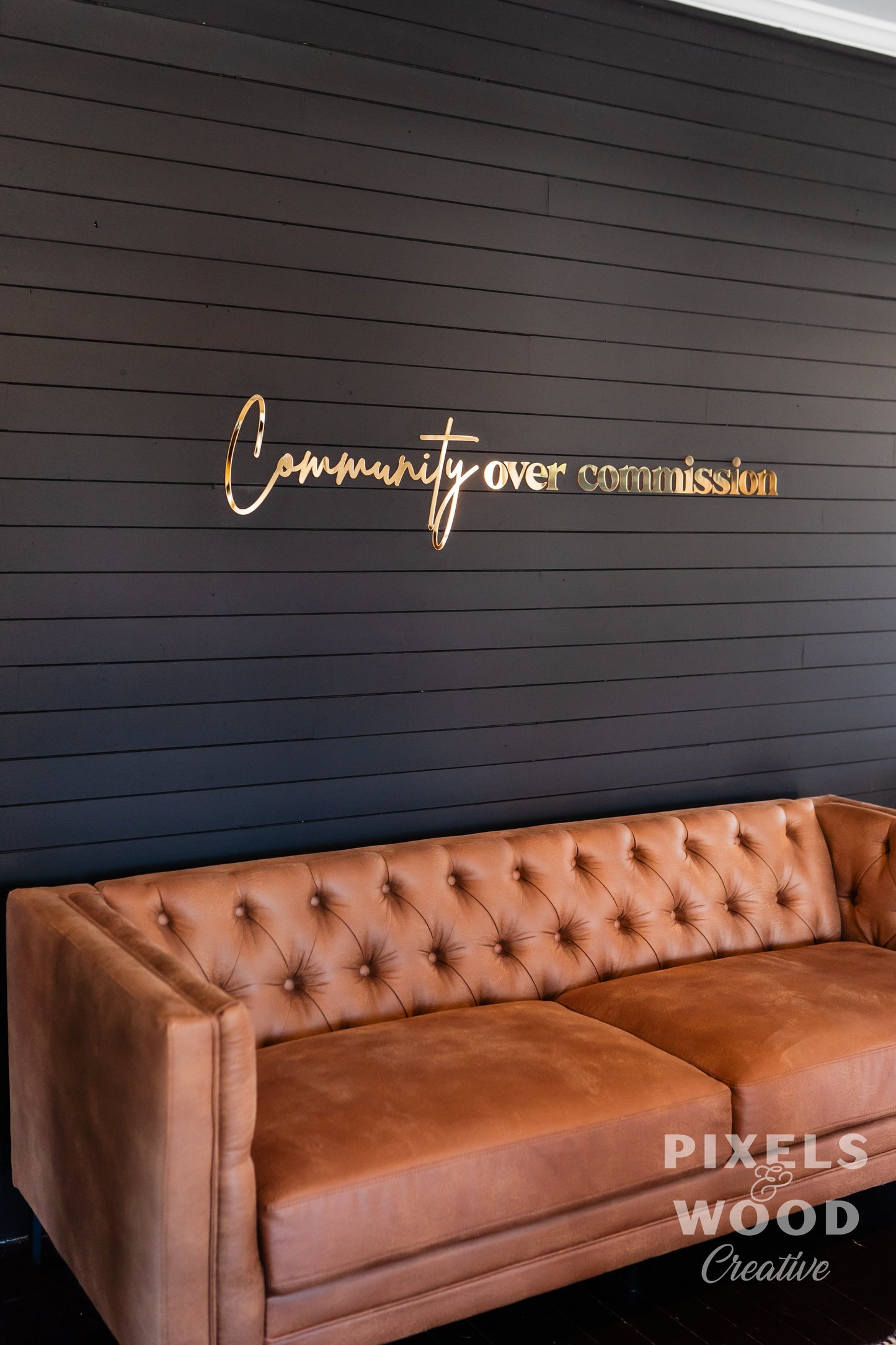 Acrylic Floating Logo Signage