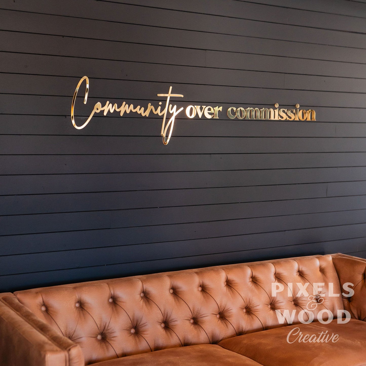Acrylic Floating Logo Signage