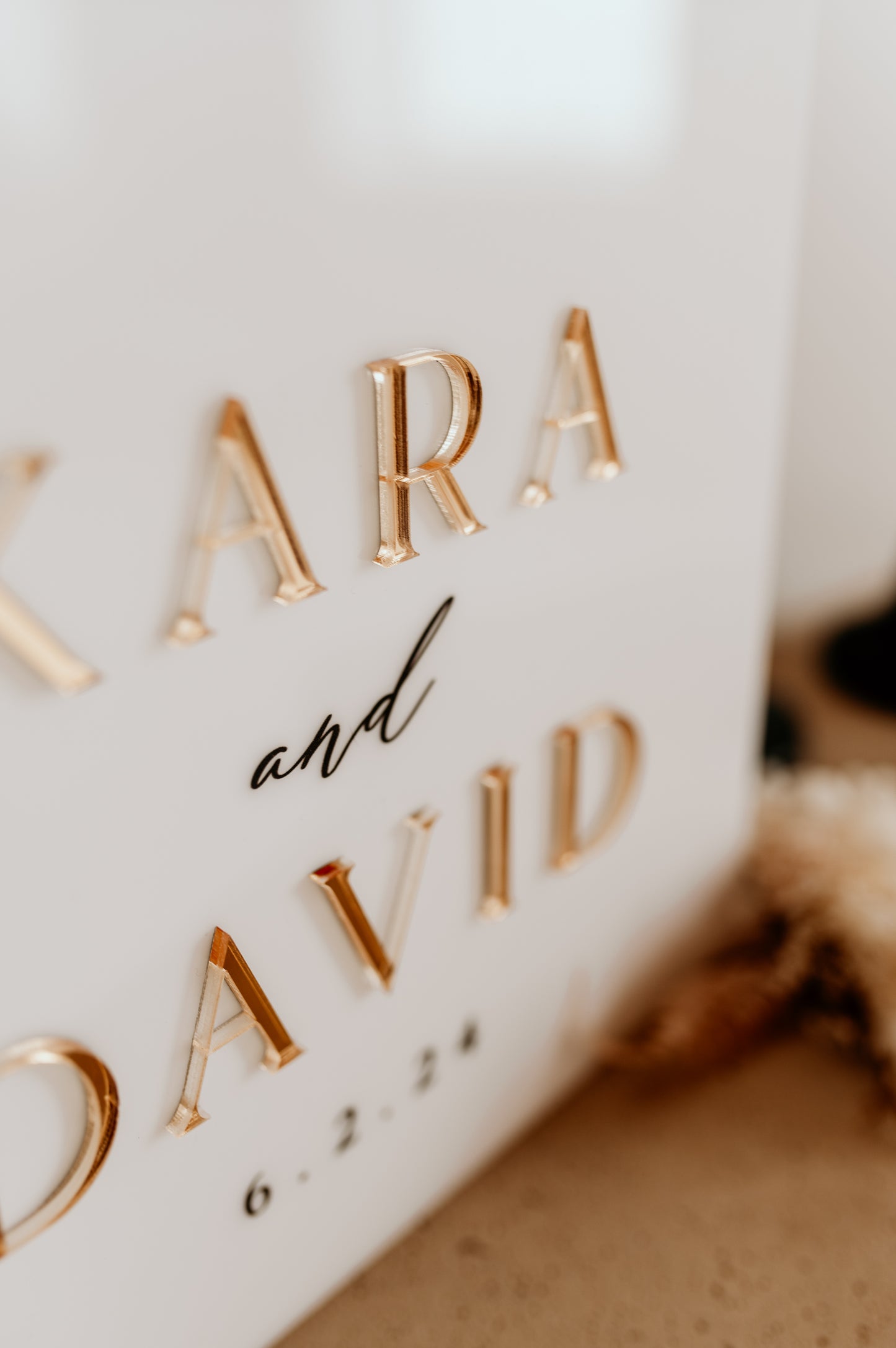 Acrylic Wedding Guest Book