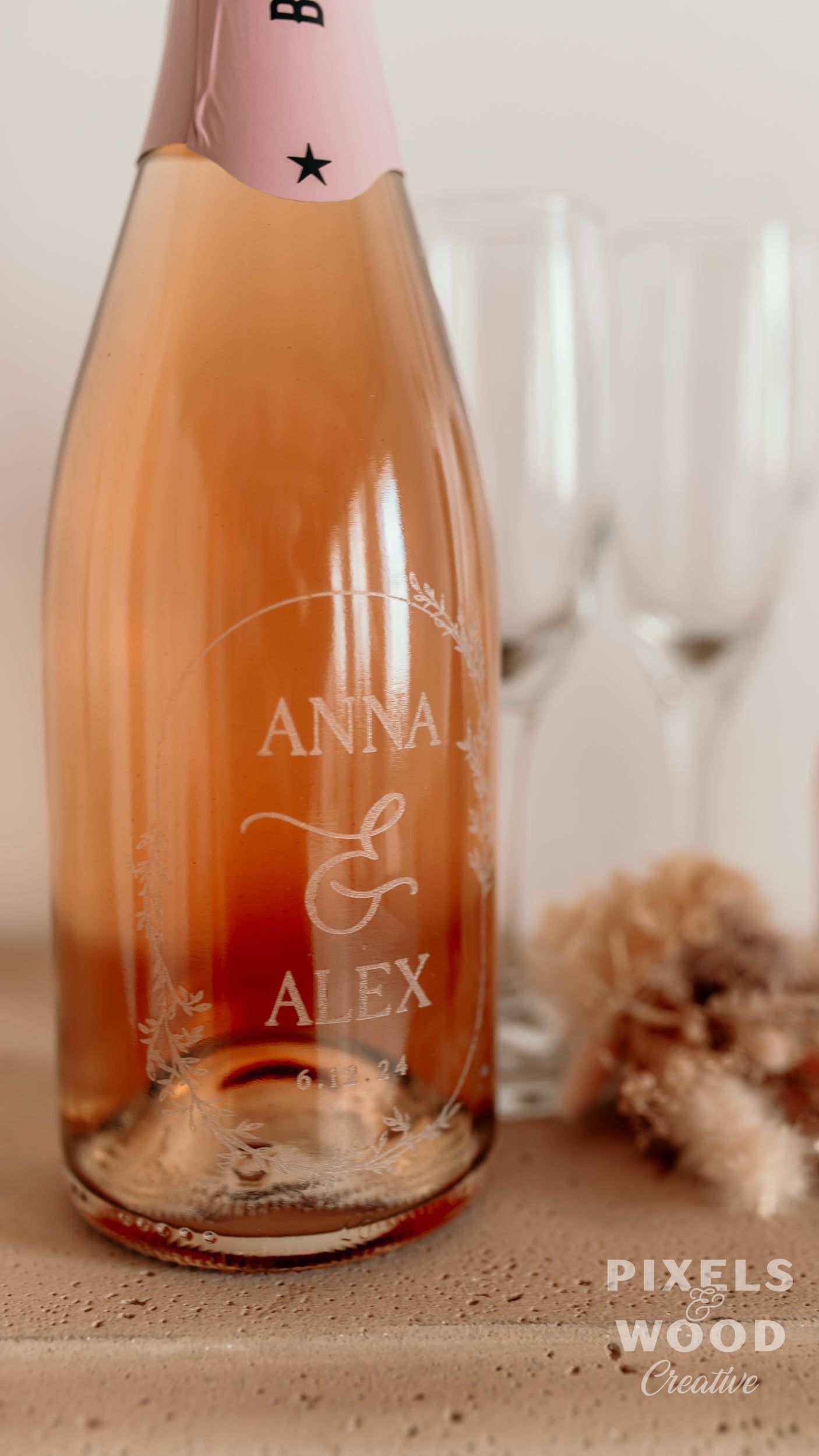 Wine & Champagne Bottle Engraving
