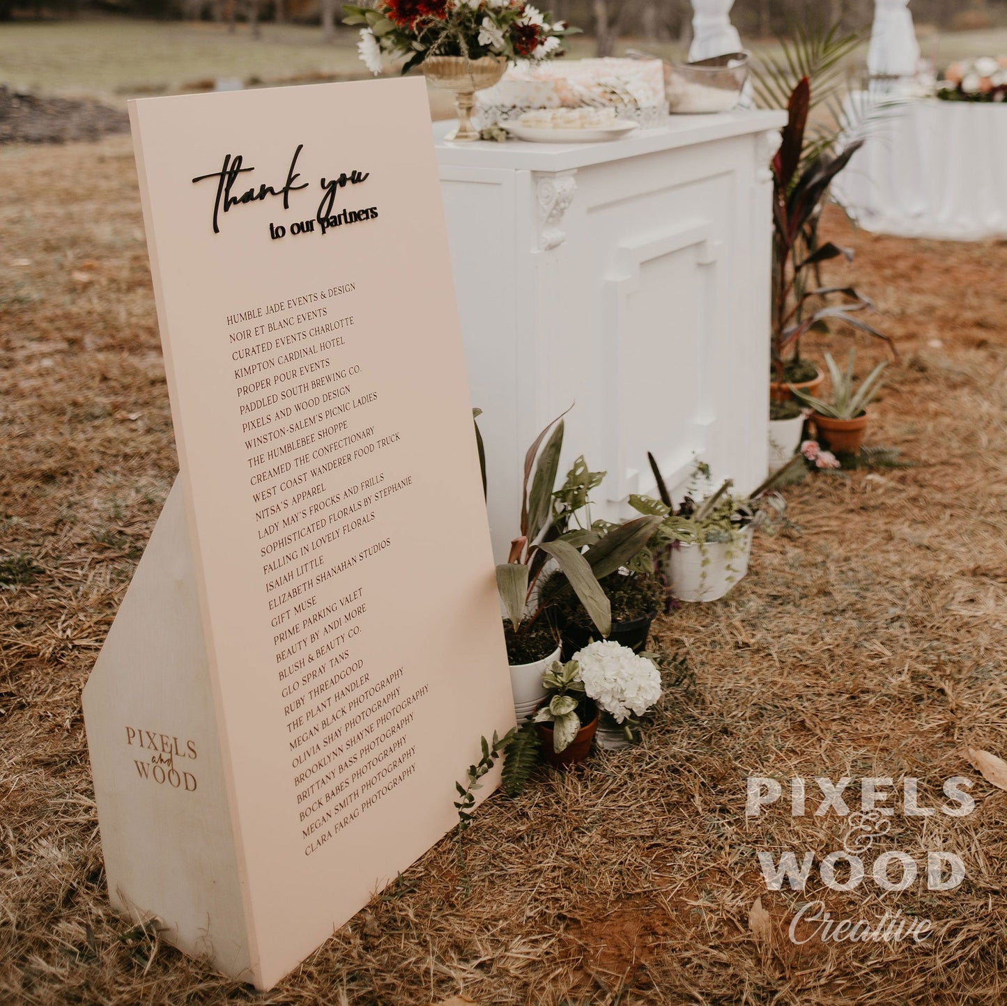 Large Custom Wedding and Event Signage- Arch or Rectangle