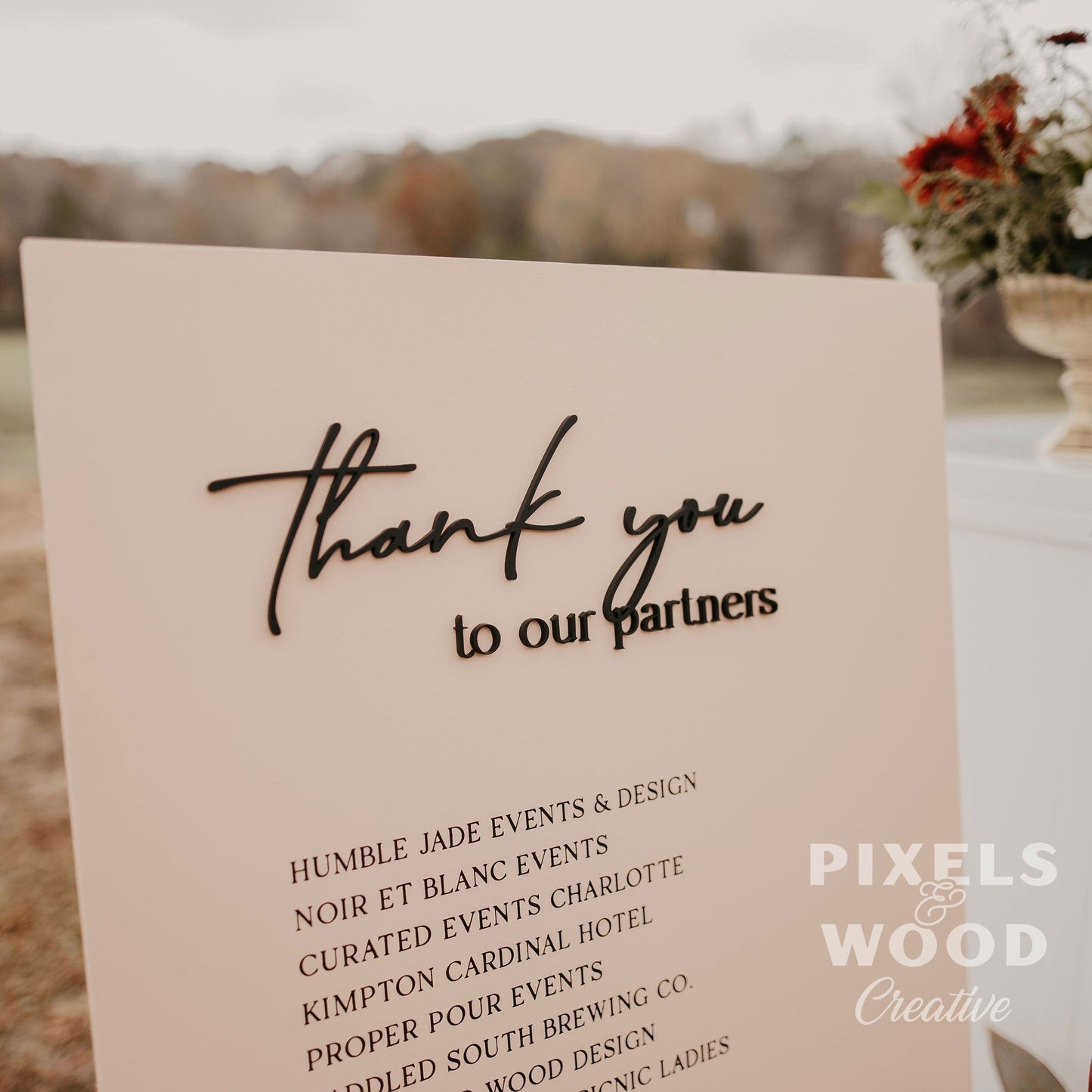 Large Custom Wedding and Event Signage- Arch or Rectangle