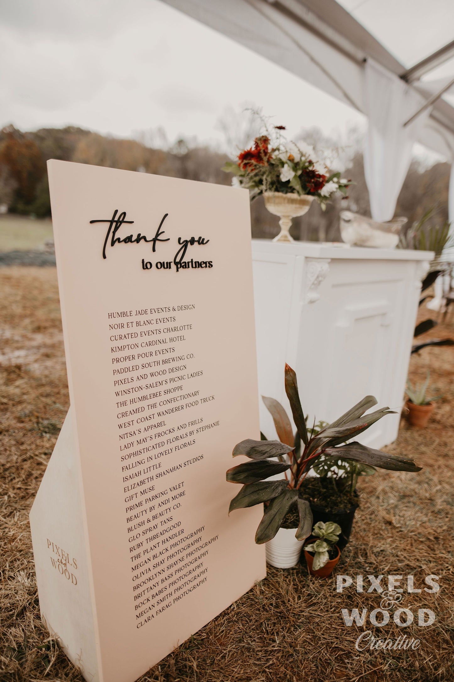 Large Custom Wedding and Event Signage- Arch or Rectangle