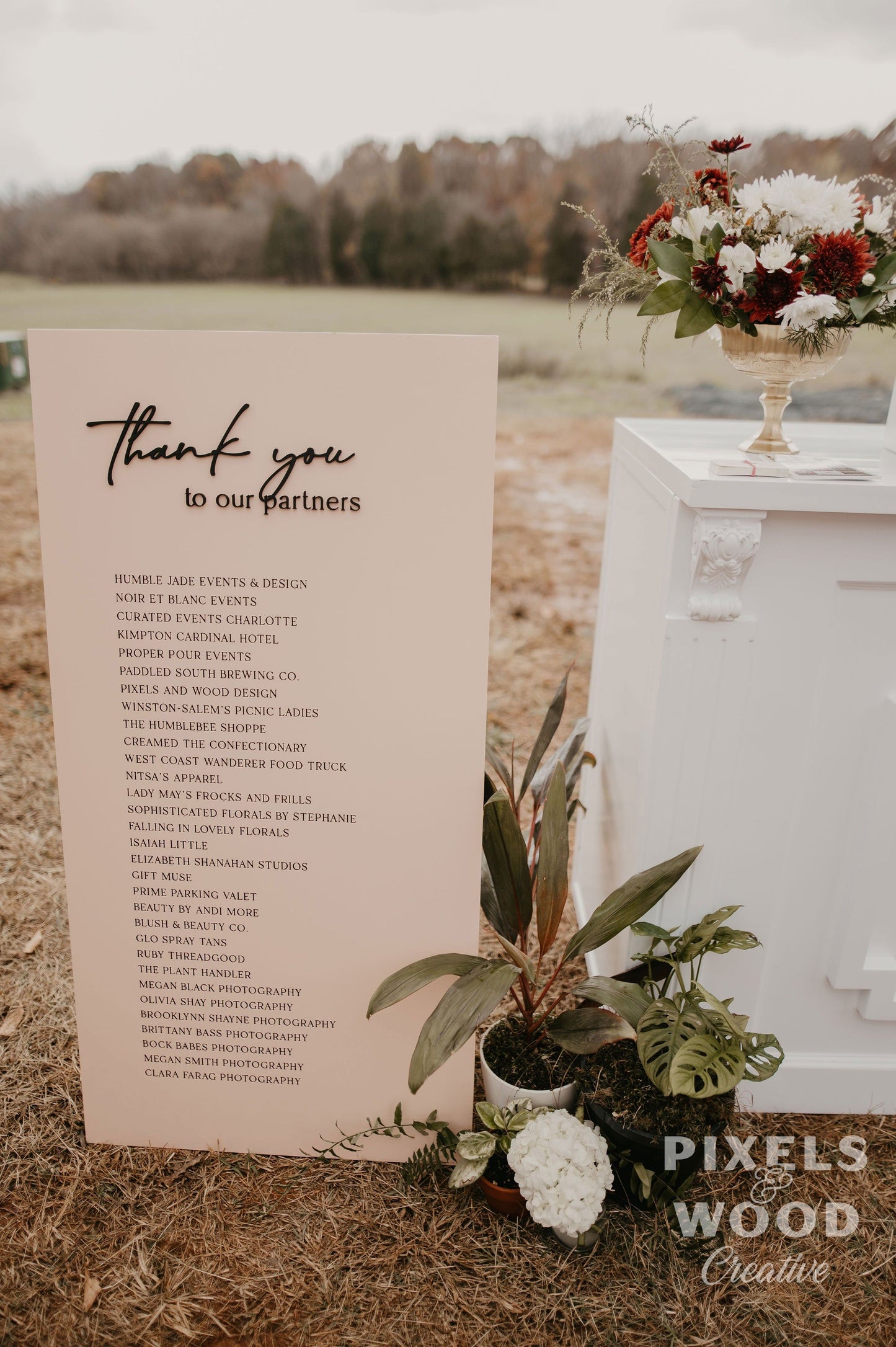 Large Custom Wedding and Event Signage- Arch or Rectangle