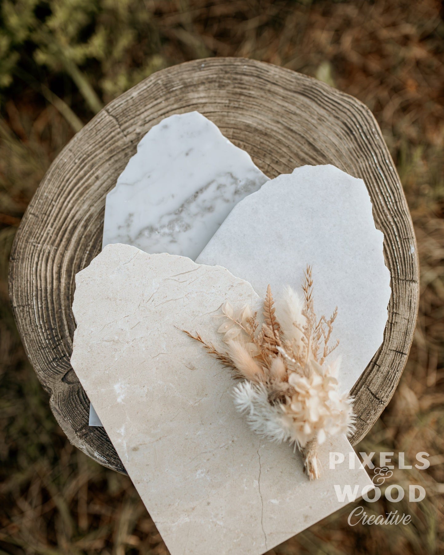 LARGE Marble Natural Stone Bar Sign
