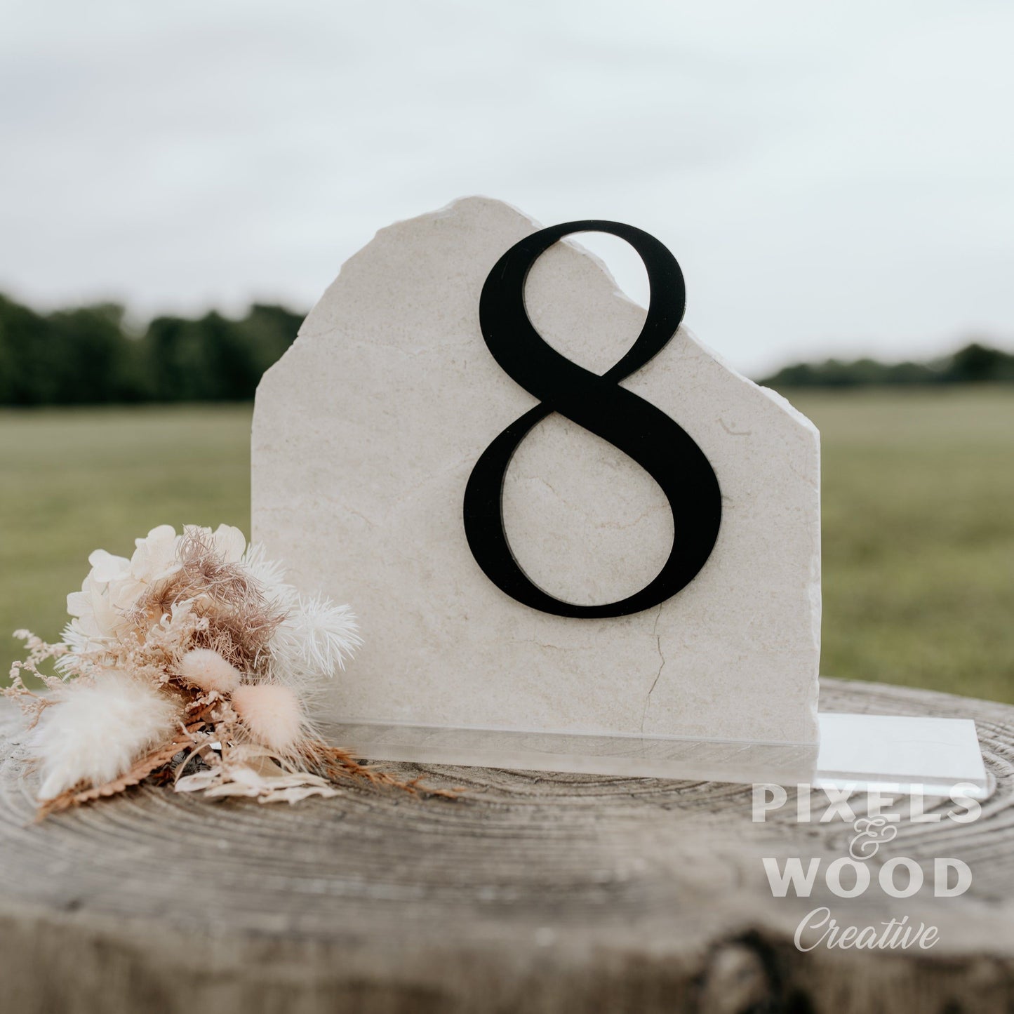 Marble Natural Stone Table Numbers