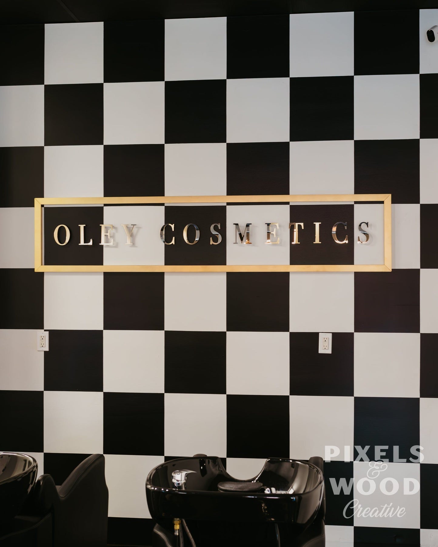 Acrylic Floating Logo Signage