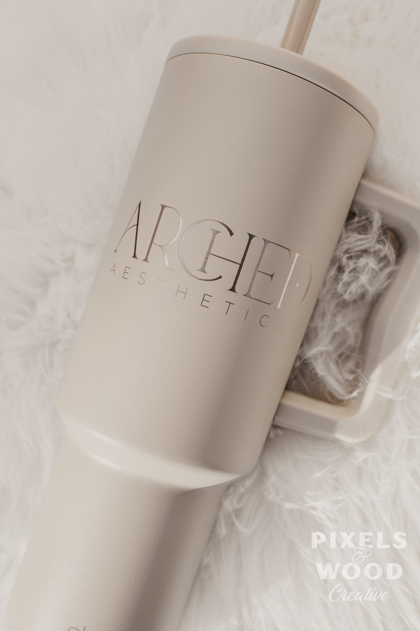 40oz Engraved Simple Modern Trek Tumbler with Handle