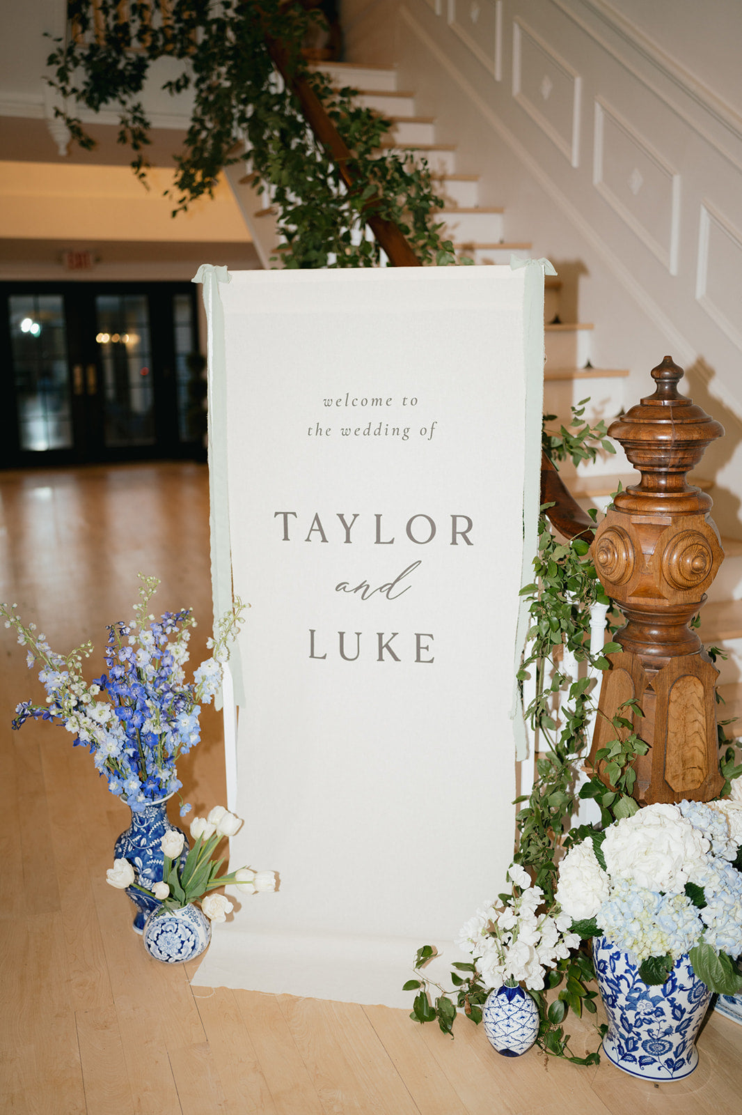 Linen Printed Sign