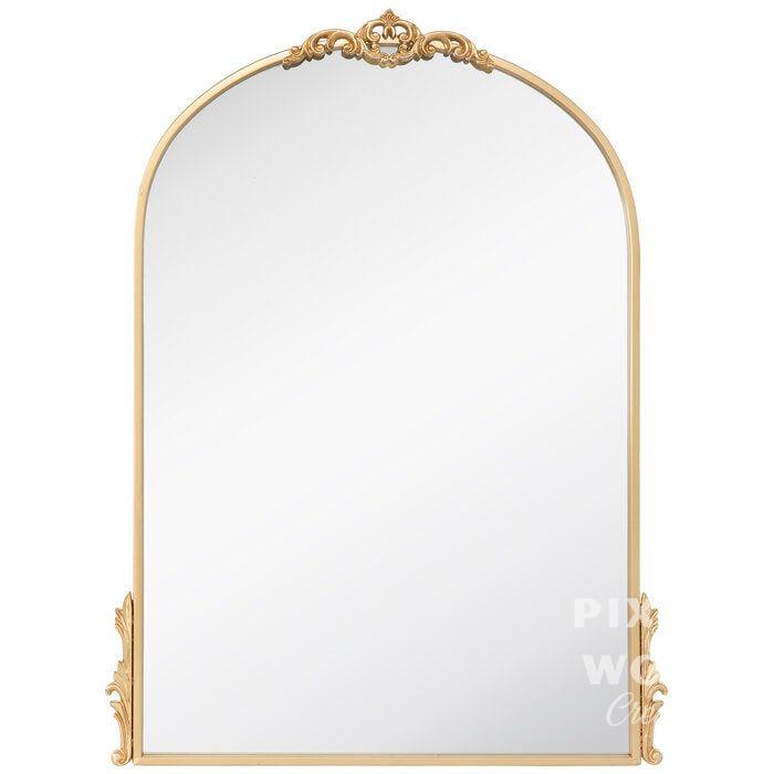 Gold or Black Arch Mirror- Custom 3D Lettering