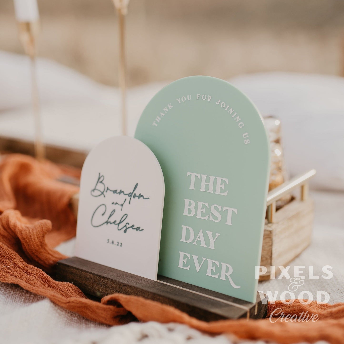 Custom Tabletop Signage