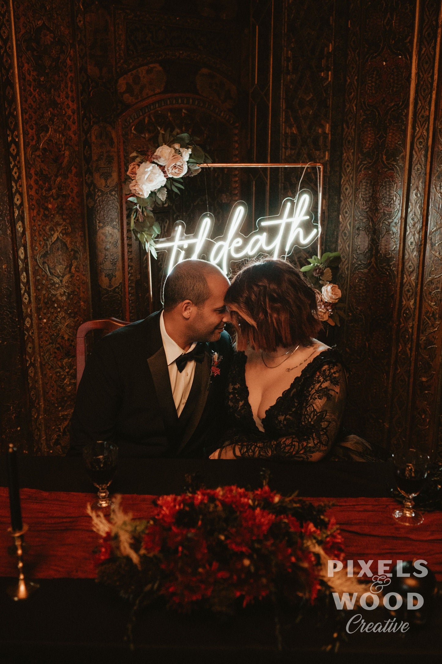 Til Death Neon LED Sign