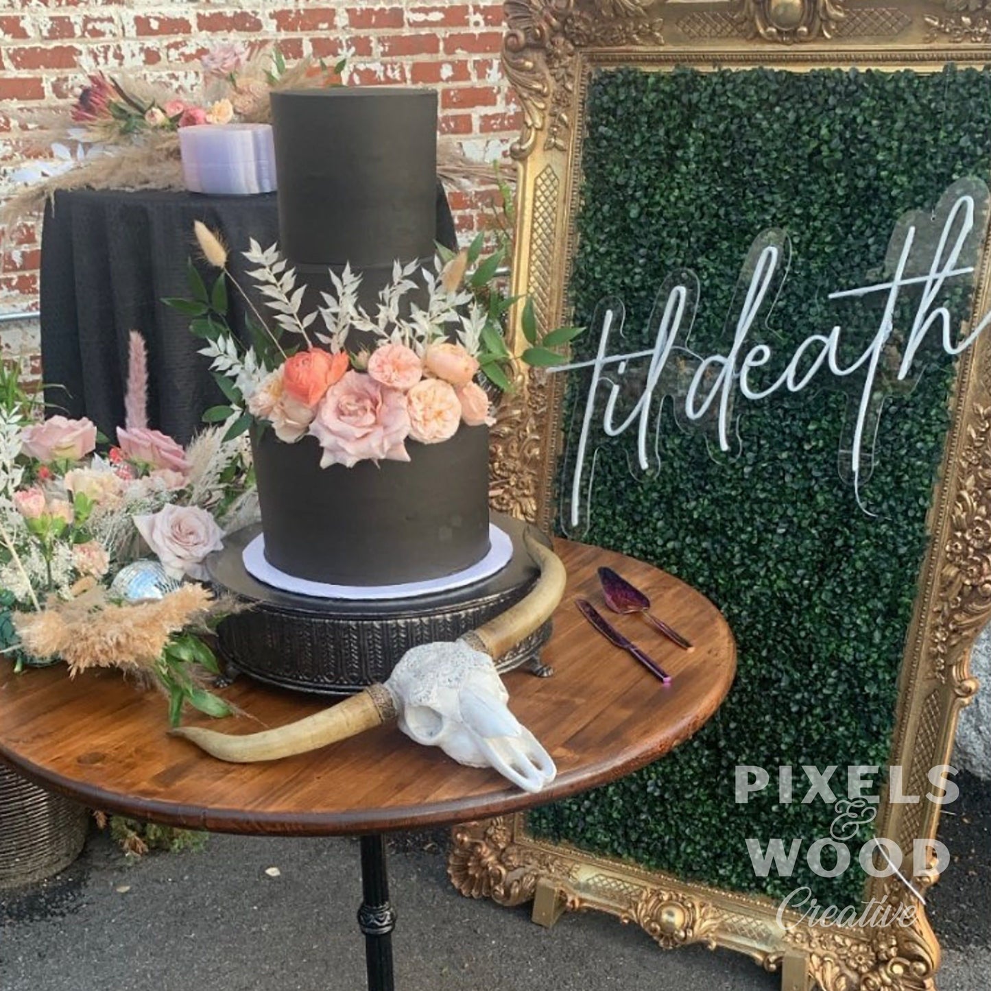 Til Death Neon LED Sign