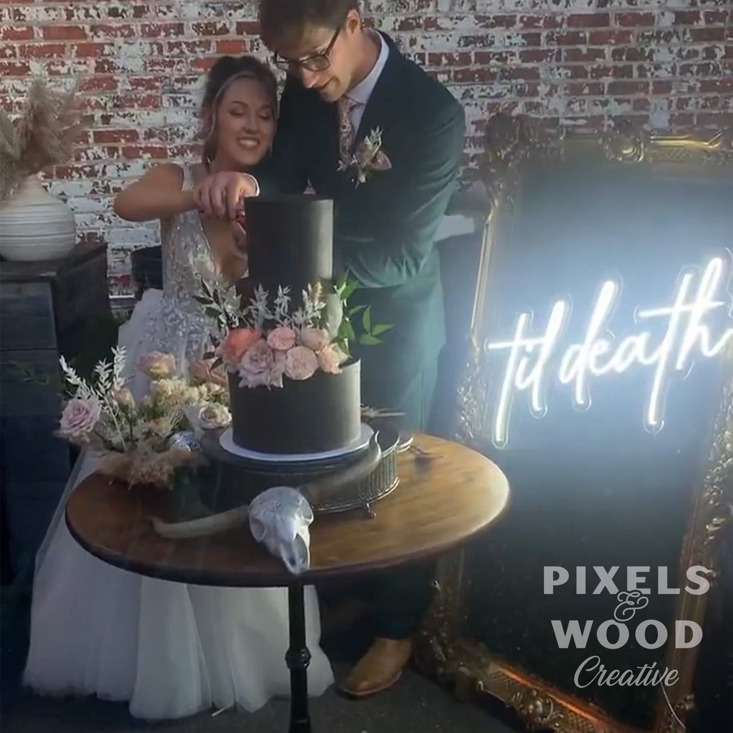Til Death Neon LED Sign
