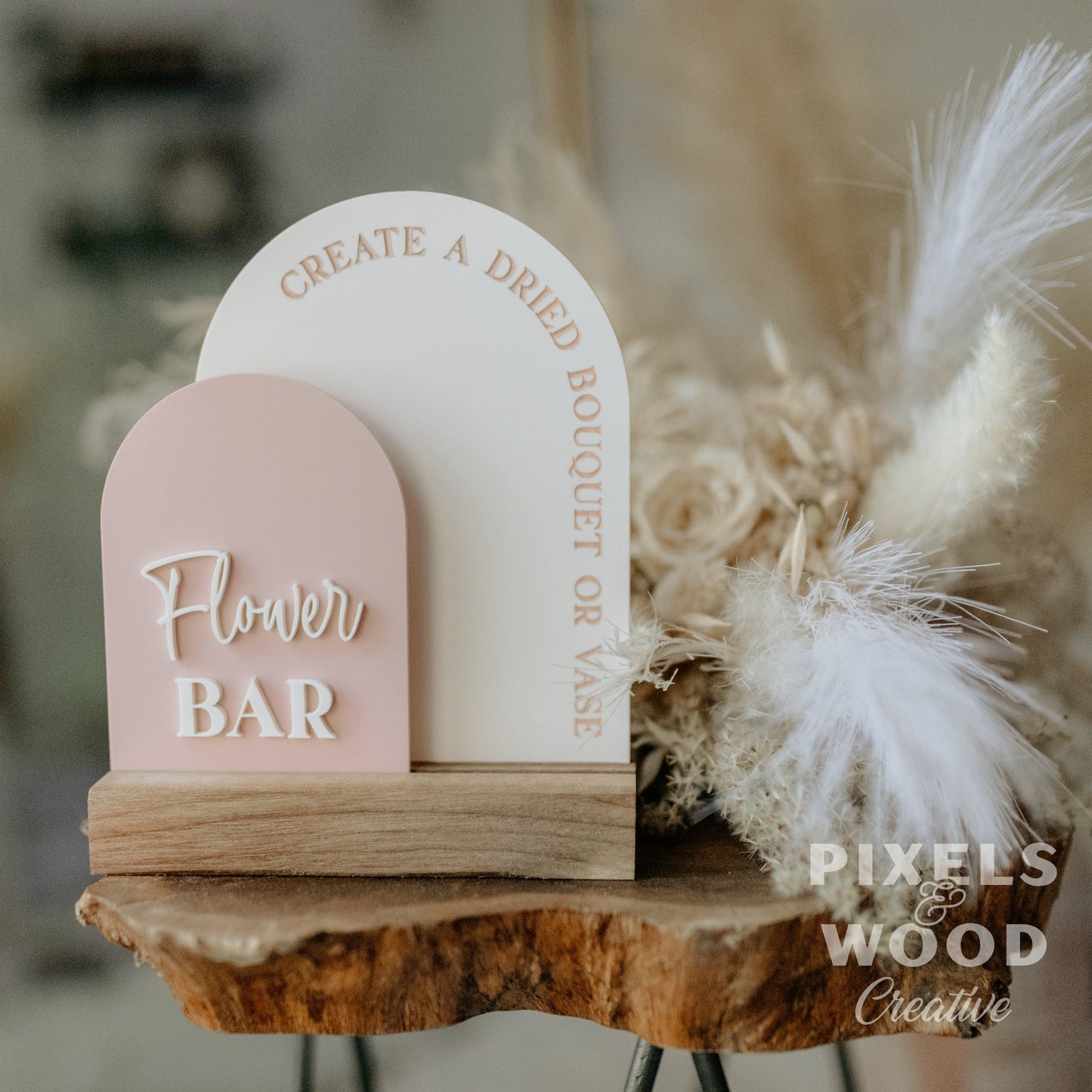Custom Tabletop Signage
