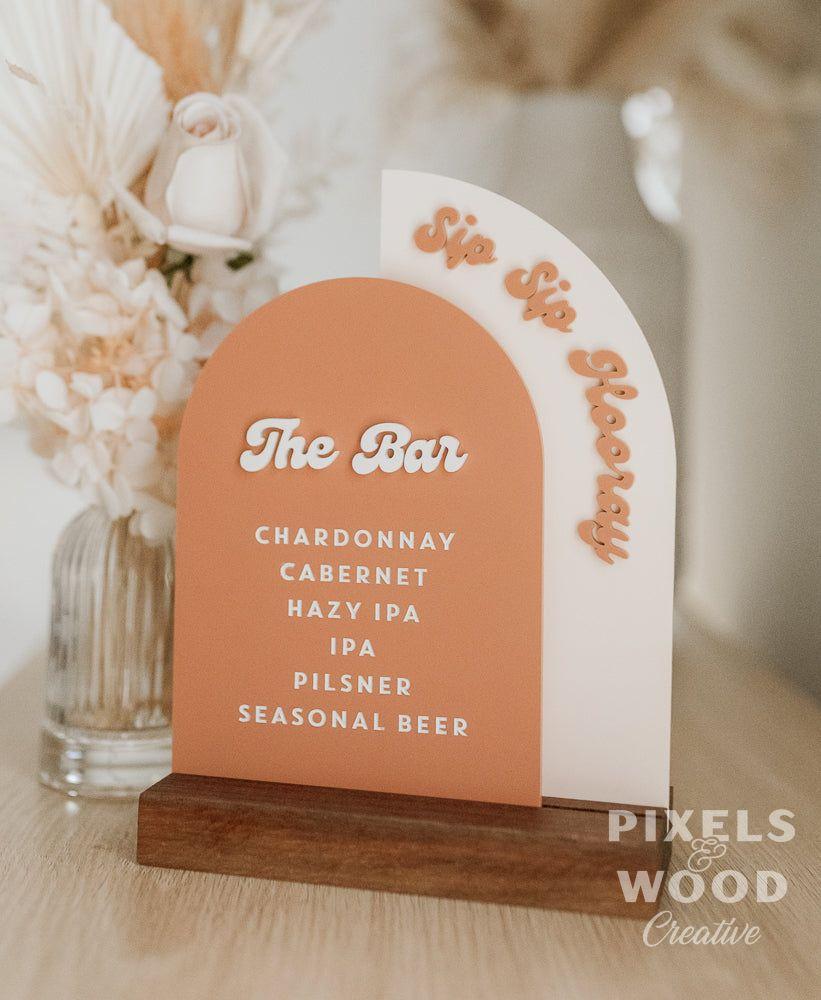 Bar Wedding Sign