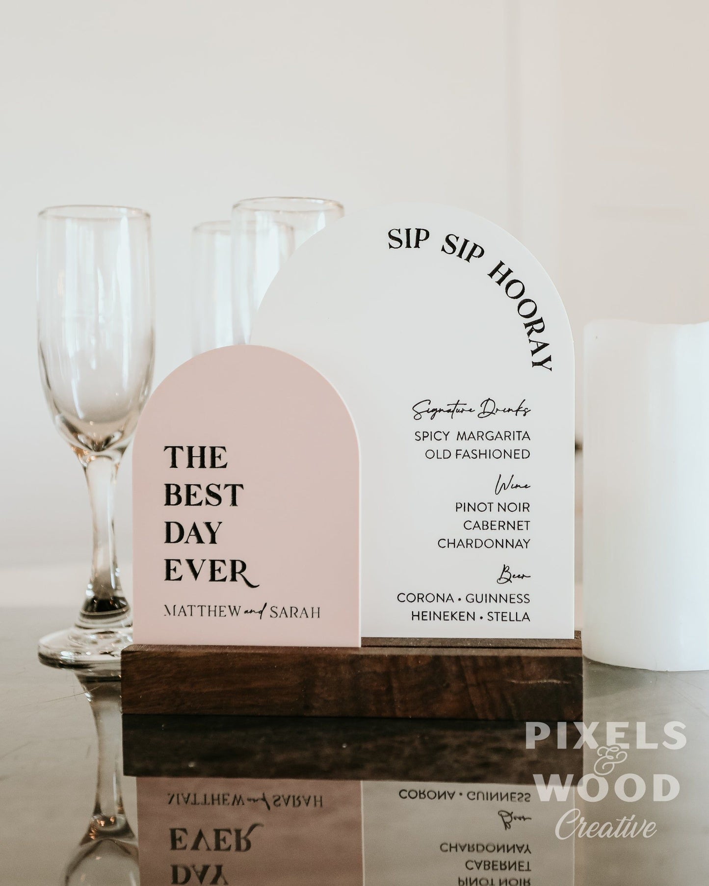 Custom Tabletop Signage