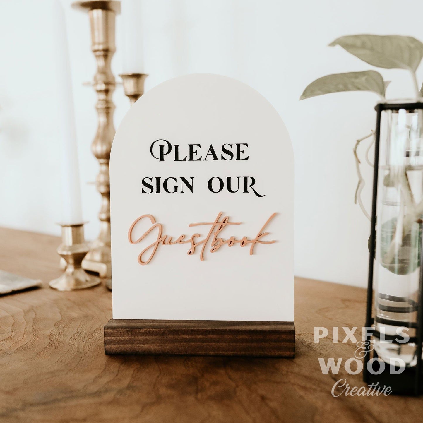 Sign Our Guestbook Wedding Signage
