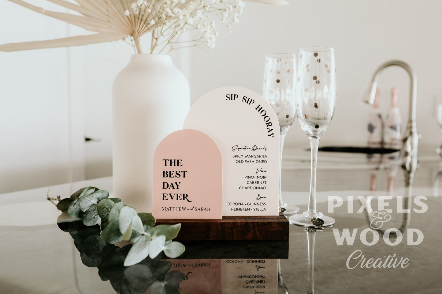 Custom Tabletop Signage