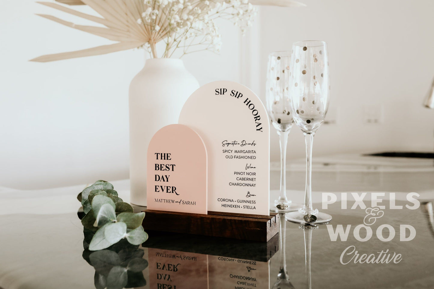 Custom Tabletop Signage