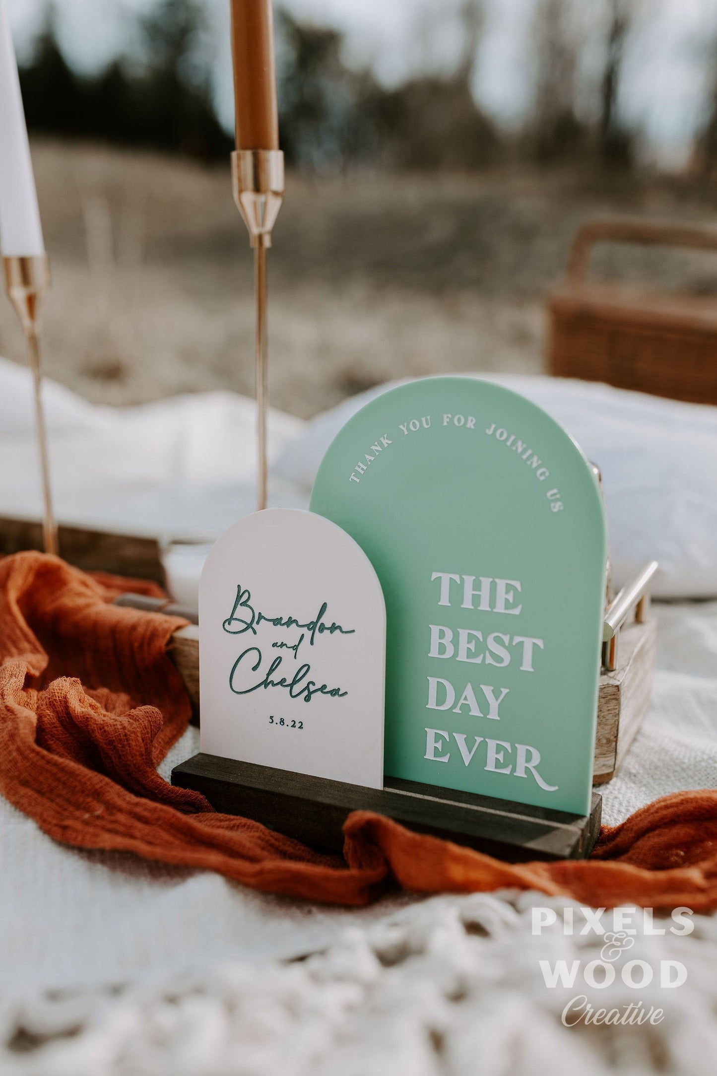 Custom Tabletop Signage