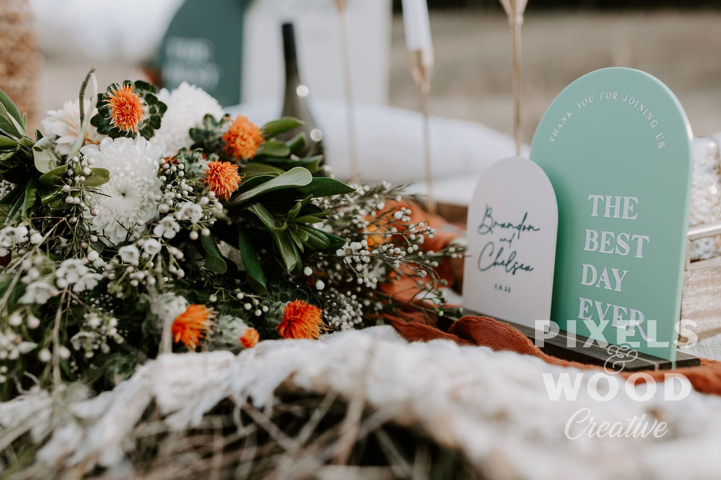Custom Tabletop Signage