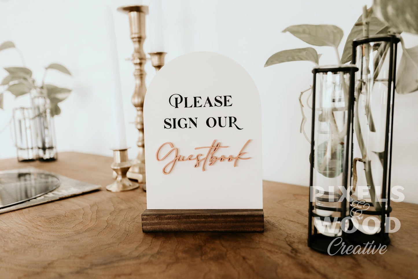 Sign Our Guestbook Wedding Signage