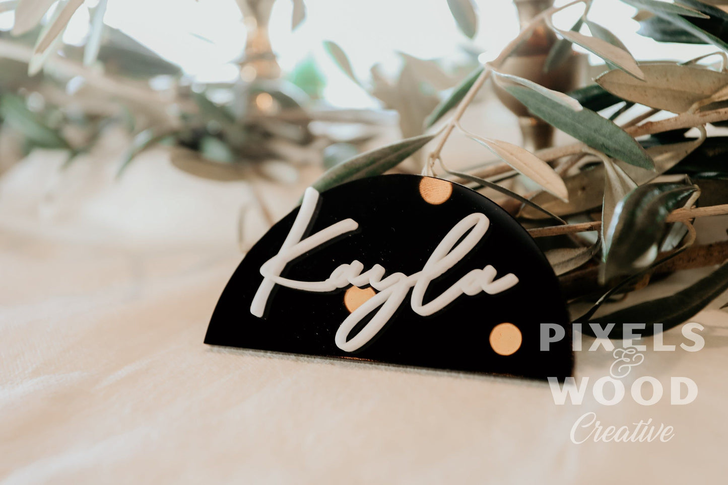 Lasercut Acrylic Place Settings