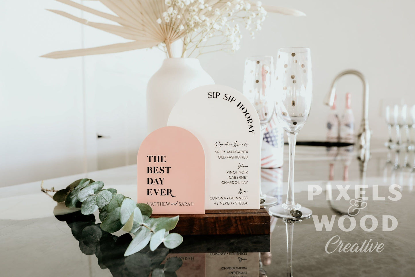 Audio Guestbook Acrylic Sign