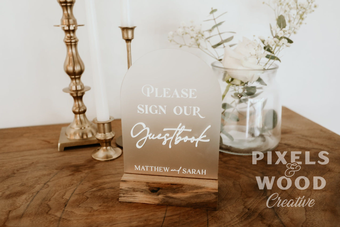 Sign Our Guestbook Wedding Signage