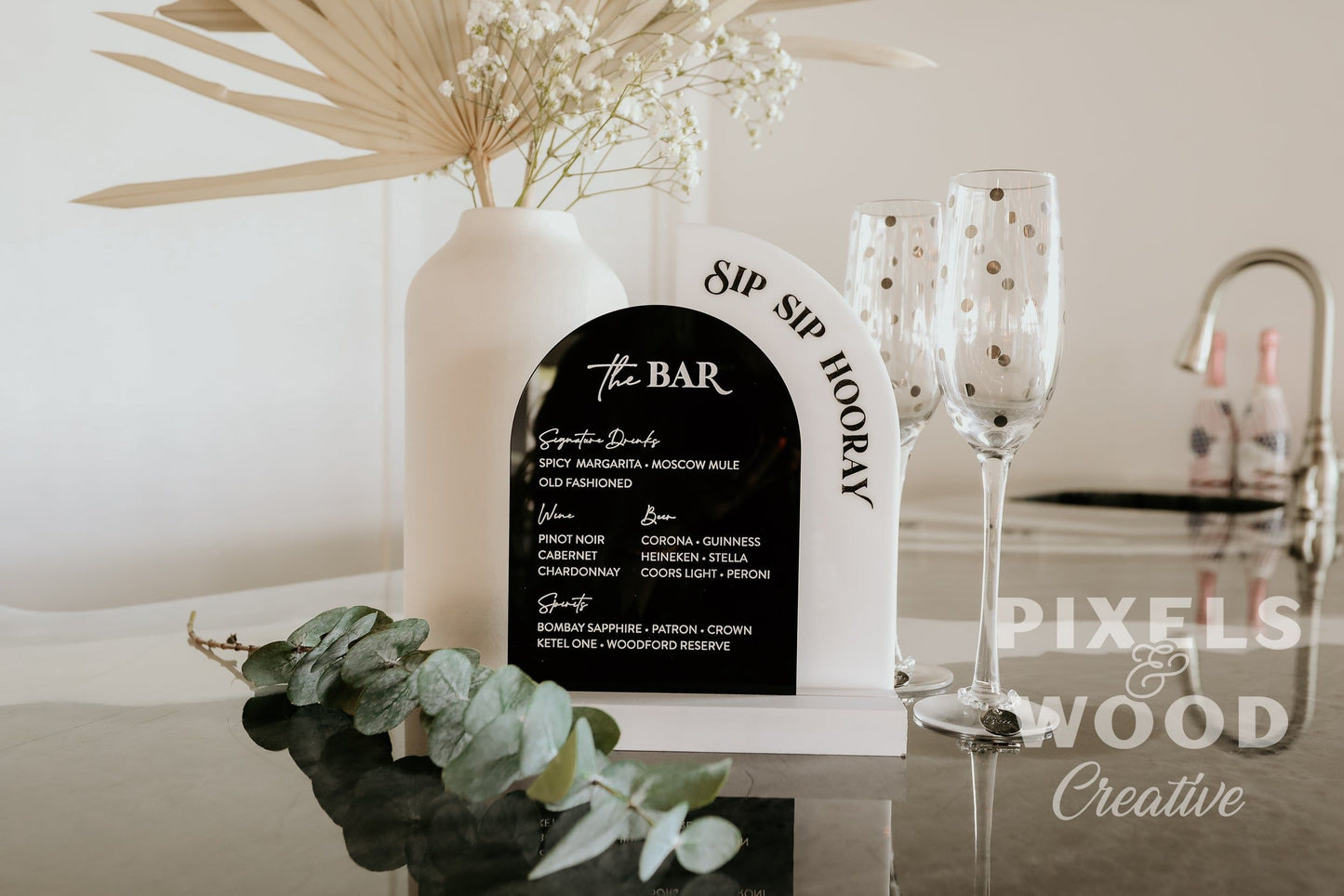 Audio Guestbook Acrylic Sign