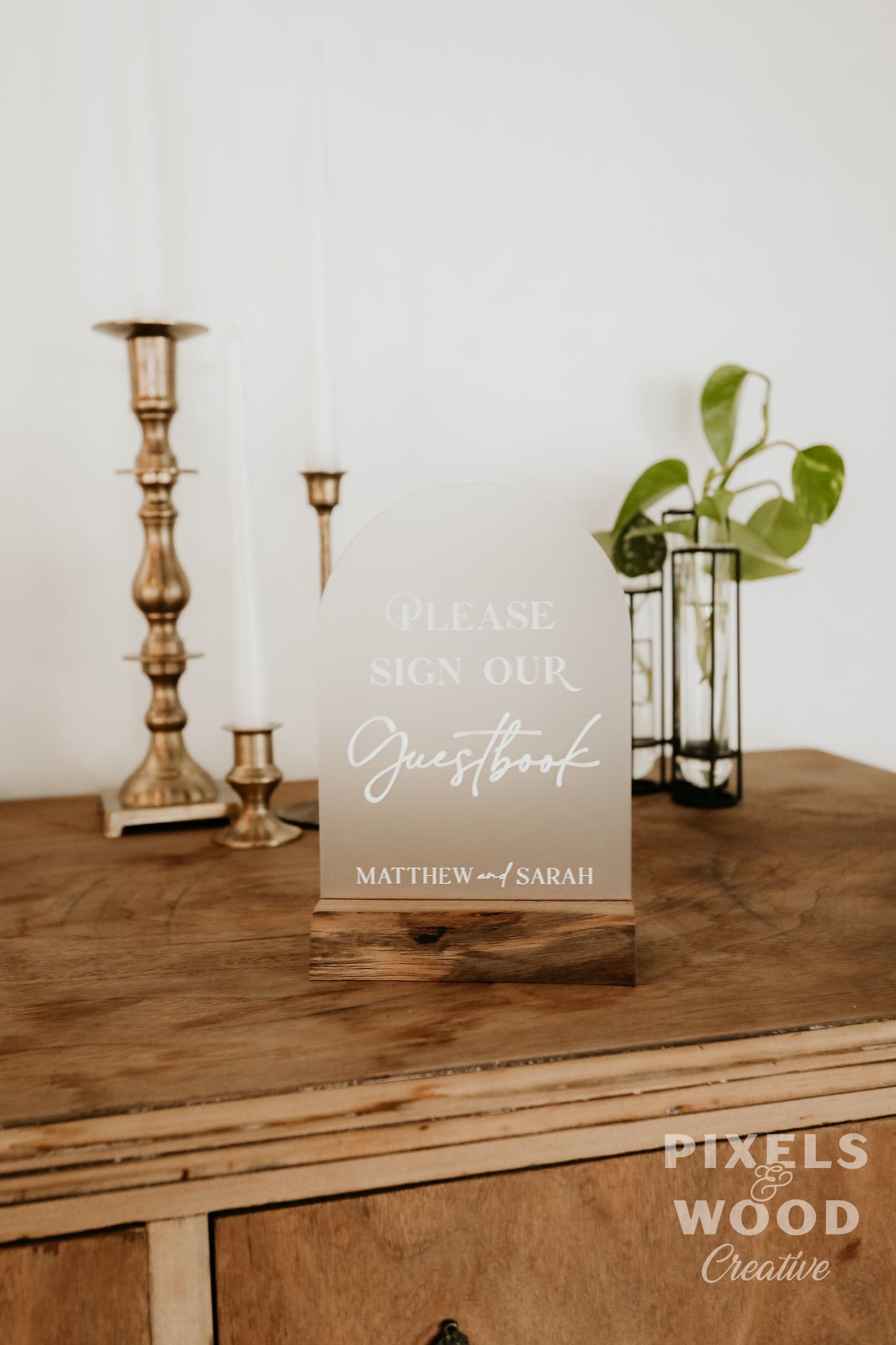 Sign Our Guestbook Wedding Signage