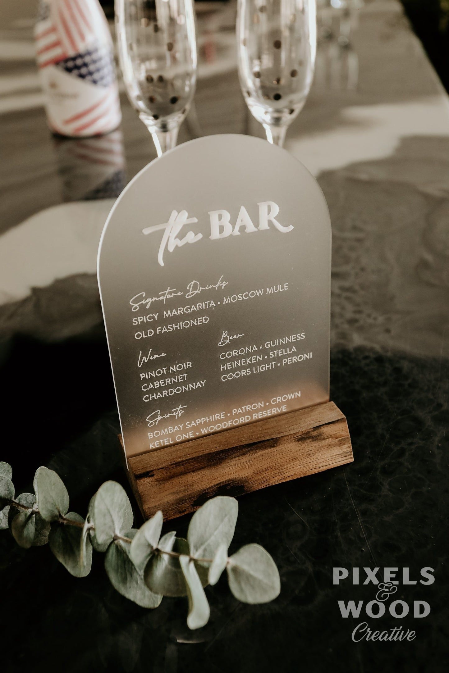 Audio Guestbook Acrylic Sign