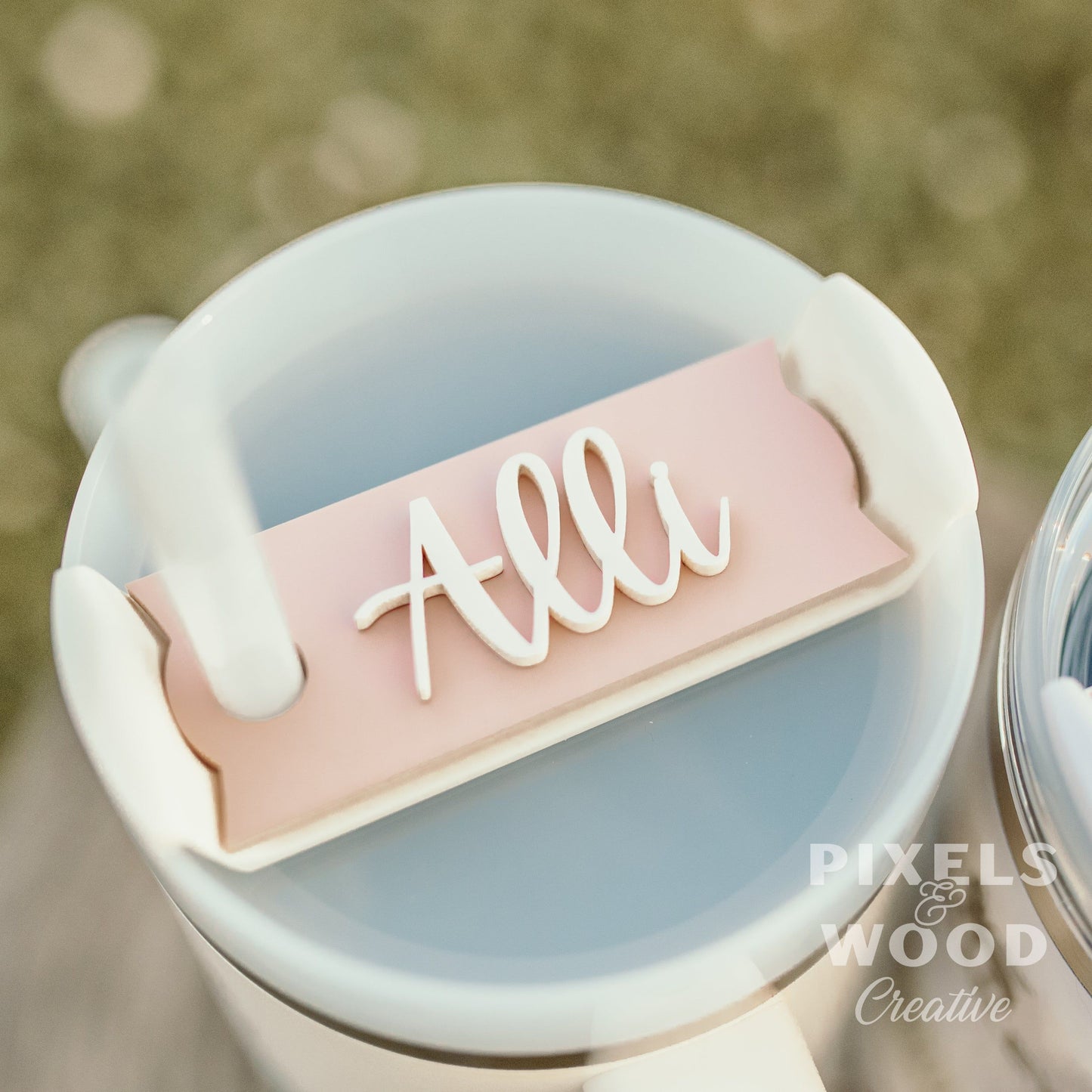 Stanley Quencher Acrylic Name Tag