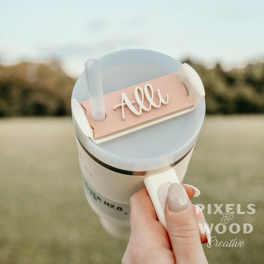 Stanley Quencher Acrylic Name Tag