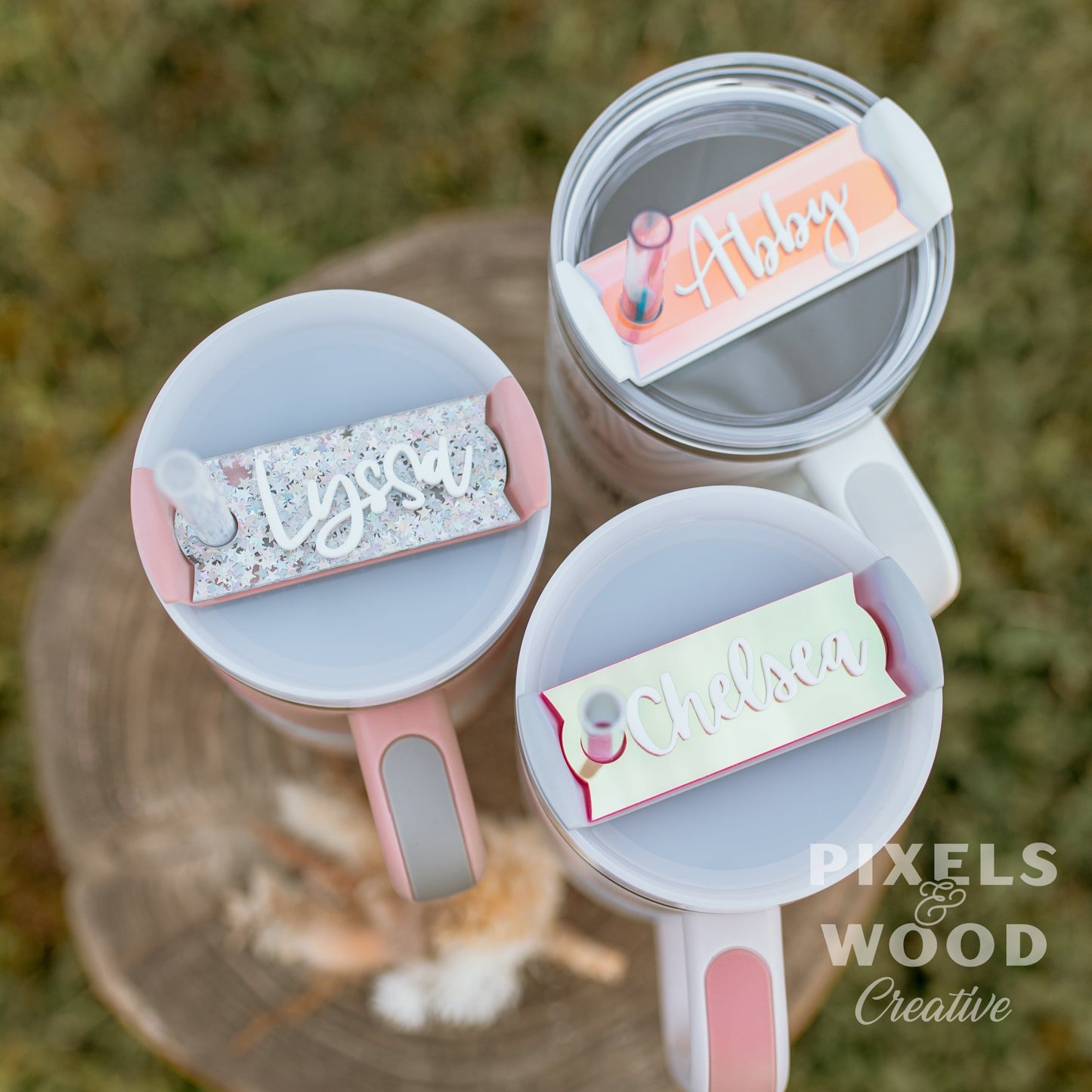 Stanley Quencher Acrylic Name Tag