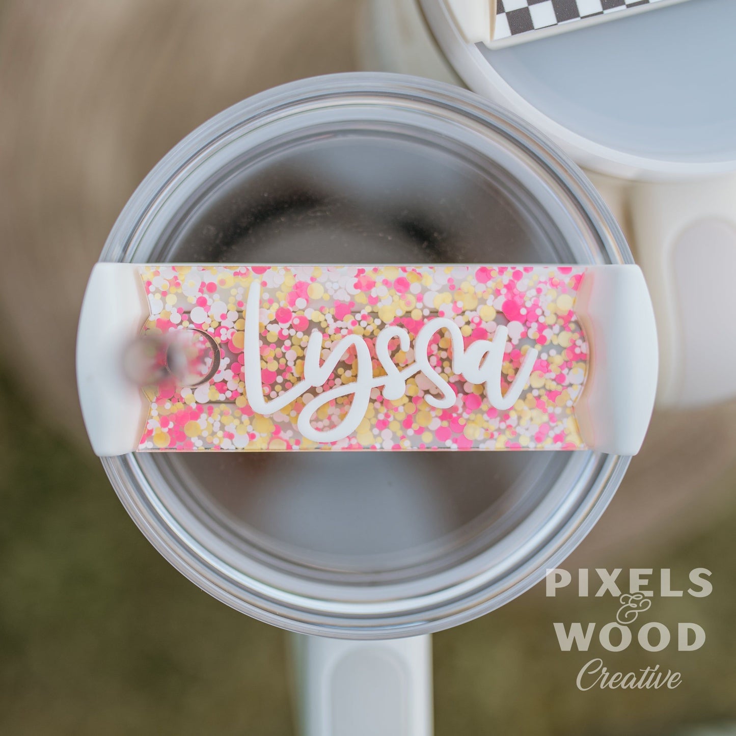 Stanley Quencher Acrylic Name Tag