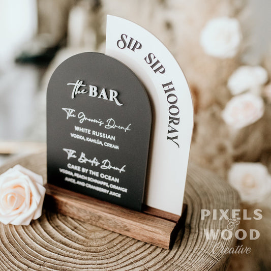 Bar Wedding Sign